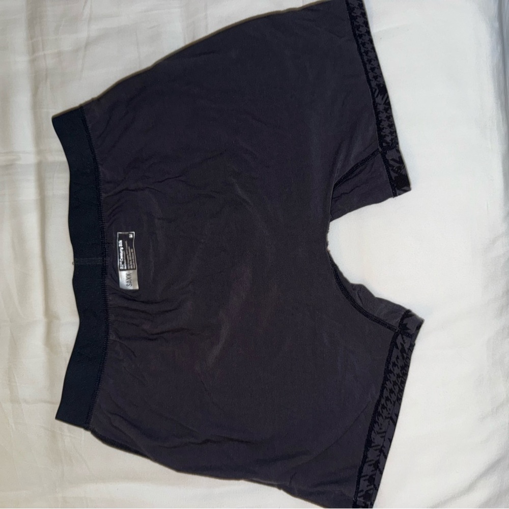 22nd Century Silk Boxer Brief Dogstooth Camo Black size medium - Picture 3 of 7
